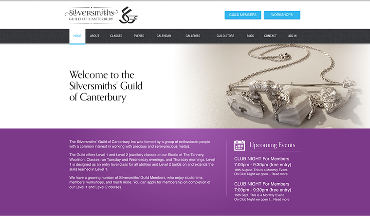 Silversmith Guild website launches in July 2016!