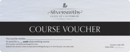 Silversmith Class Gift Voucher for 10 week class -Terms 1-3